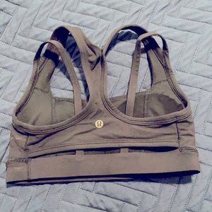 Black sports bra from LuLu